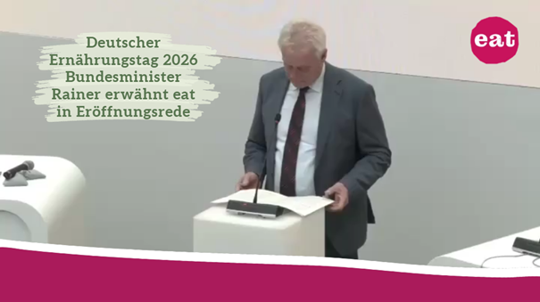 Minister Rainer erwähnt eat bei Eröffnungsrede des Ernährungstages 2026